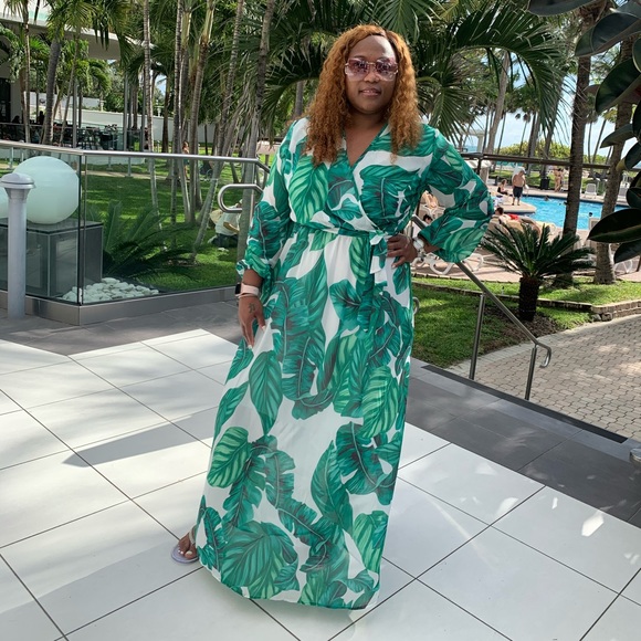 Dresses | Palm Tree Dress | Poshmark
